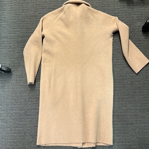 Vince light camel color alpaca blend sweater jacket - Picture 4 of 5